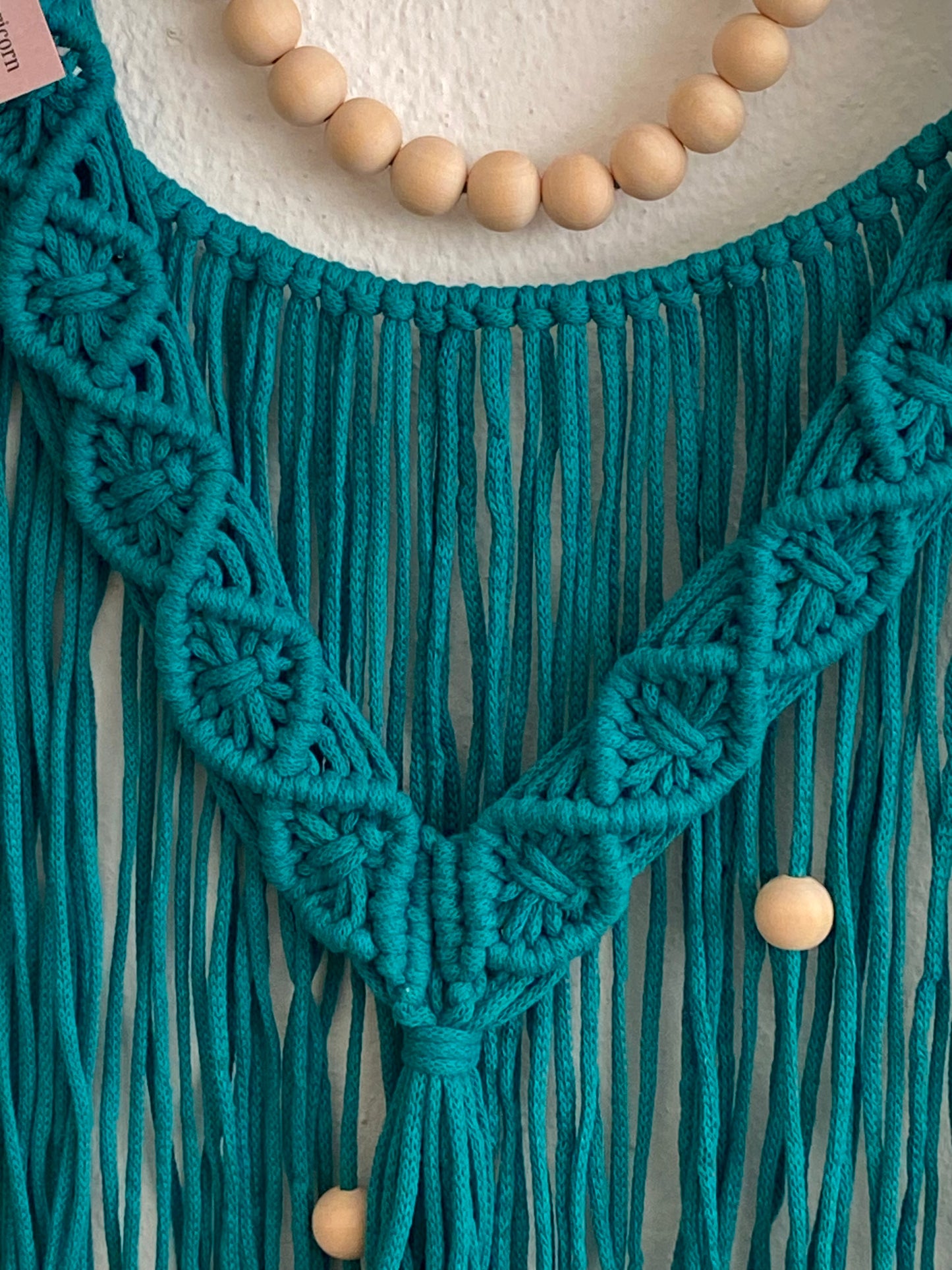 Turquoise Boho Macrame