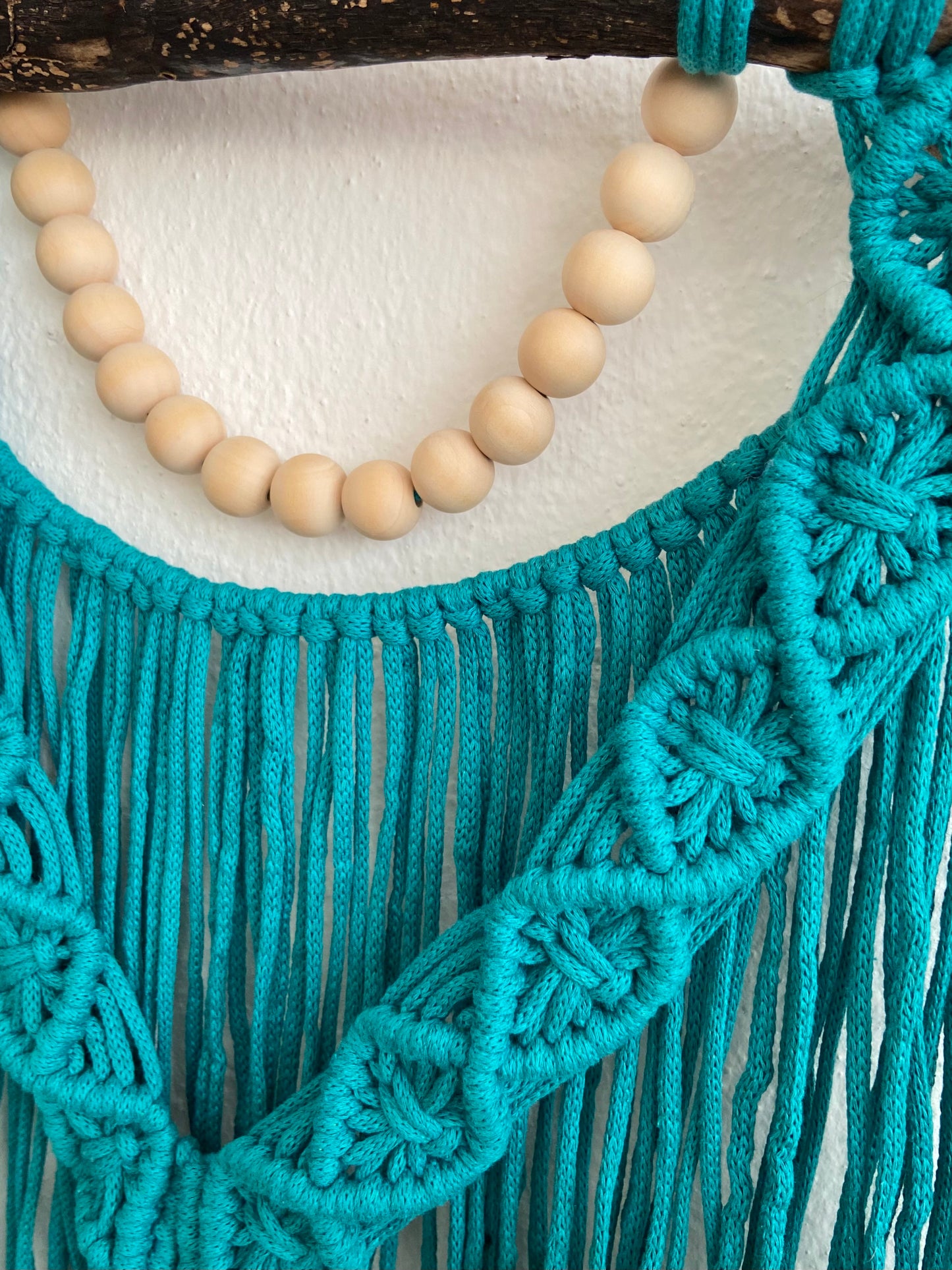 Turquoise Boho Macrame