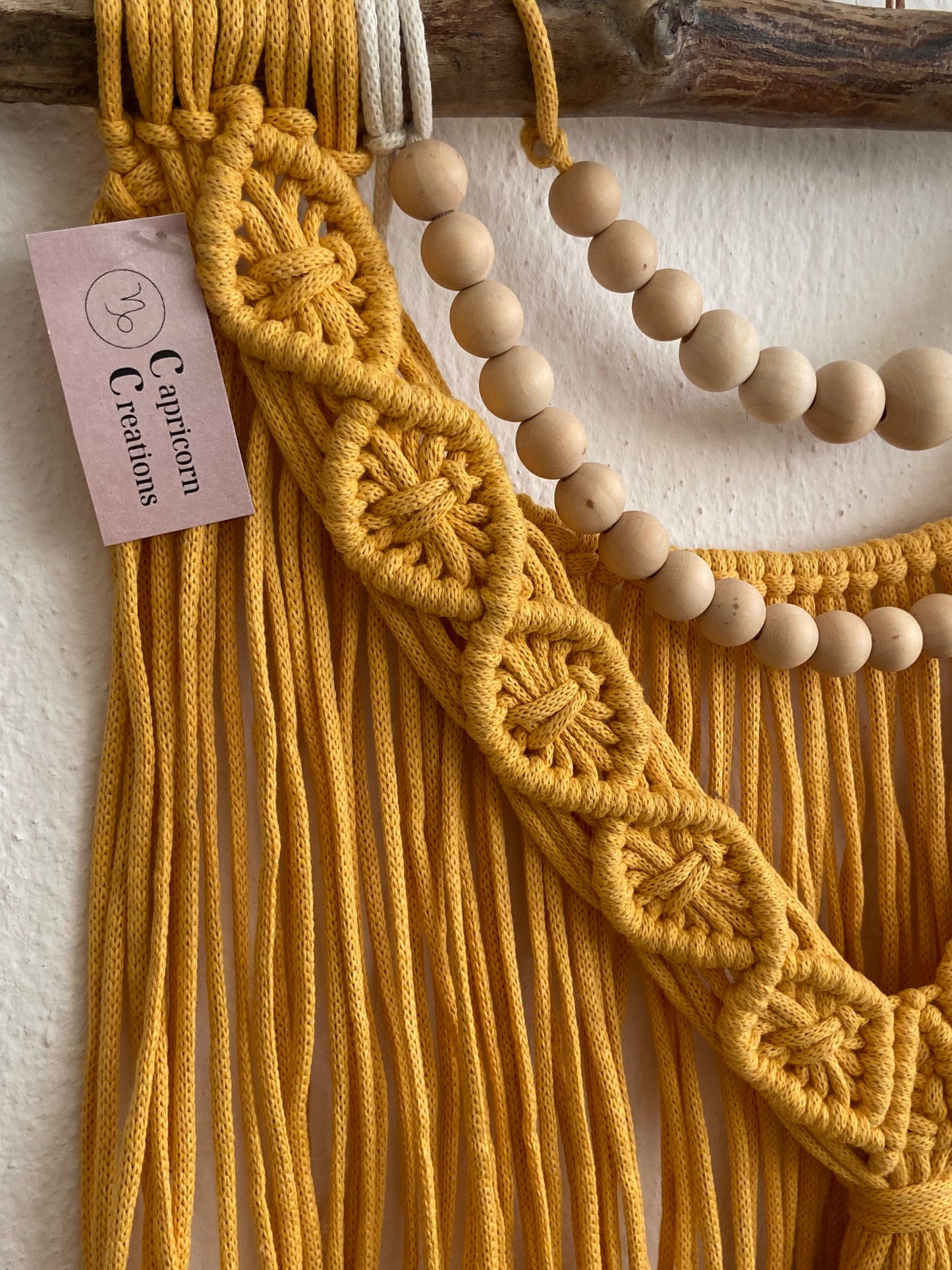 Golden Sunshine Macrame