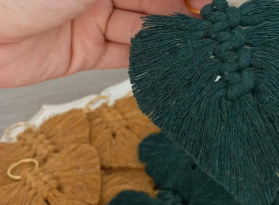 Μακραμέ Φύλλο Boho Style