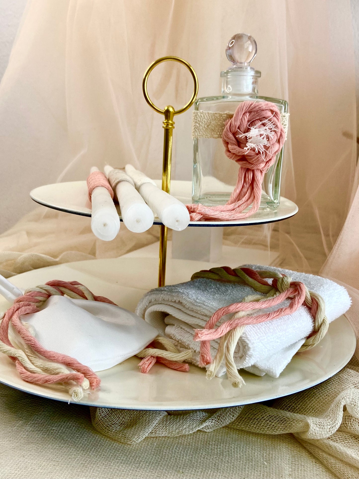 Σετ Βάπτισης Dreamy Rainbow with Flowers