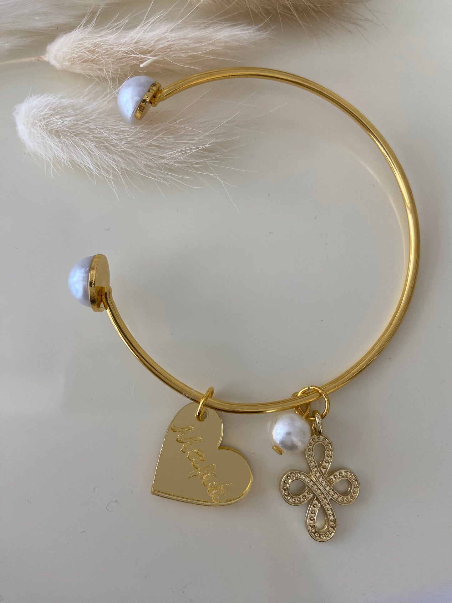 Βραχιόλι Κόσμημα με Πέρλες και Ιδιαίτερο Σταυρό