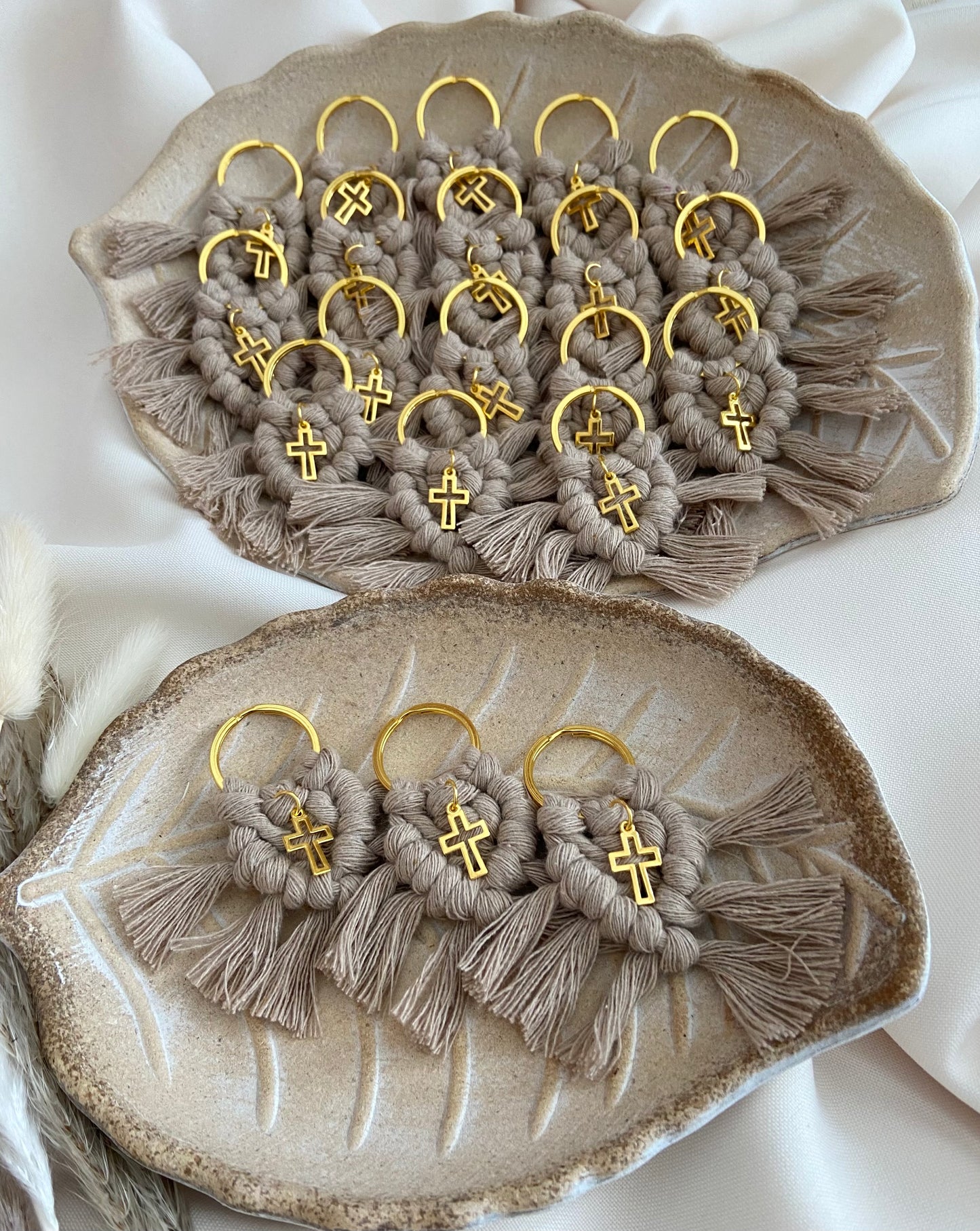 Μαρτυρικά Mini Μακραμέ Μπρελόκ