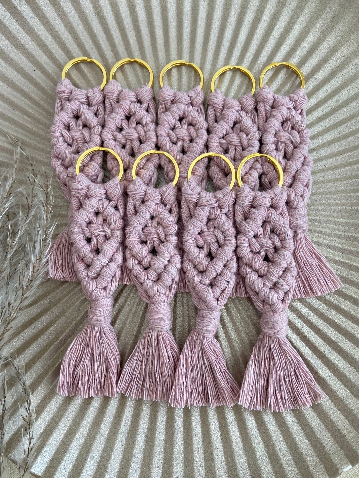 Μακραμέ Μπρελόκ Μπομπονιέρα