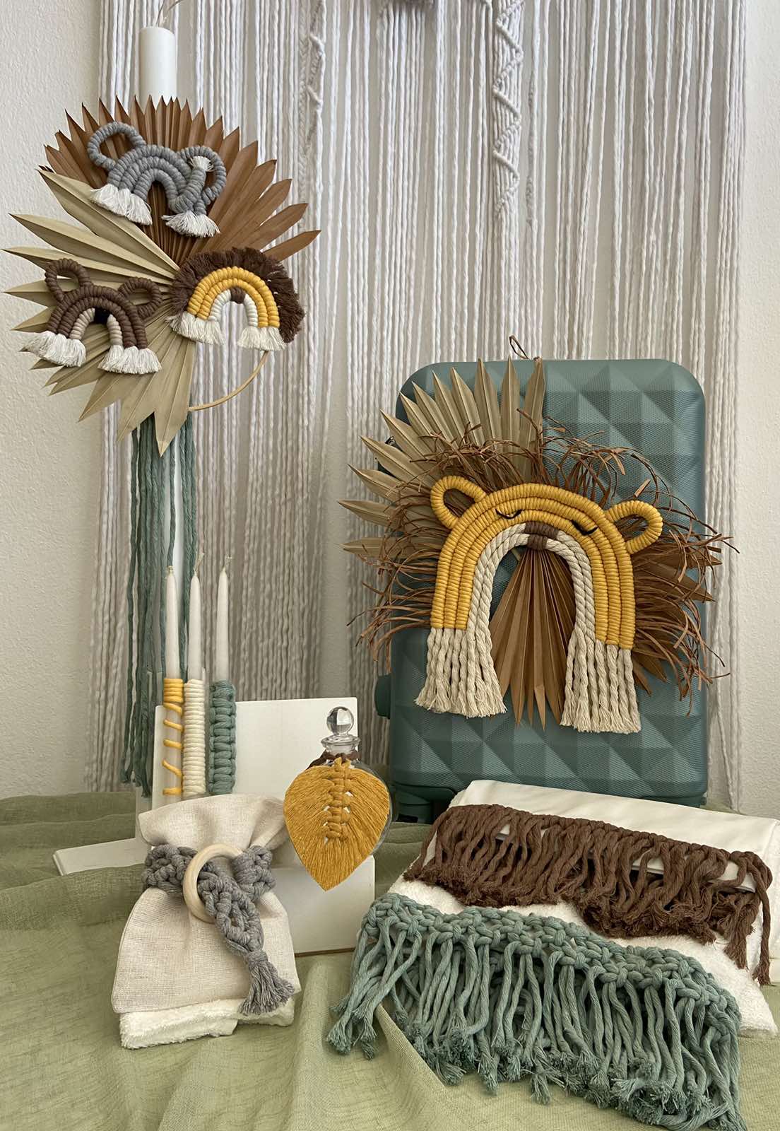 Σετ Βάπτισης Ζώα του Δάσους με Βαλίτσα