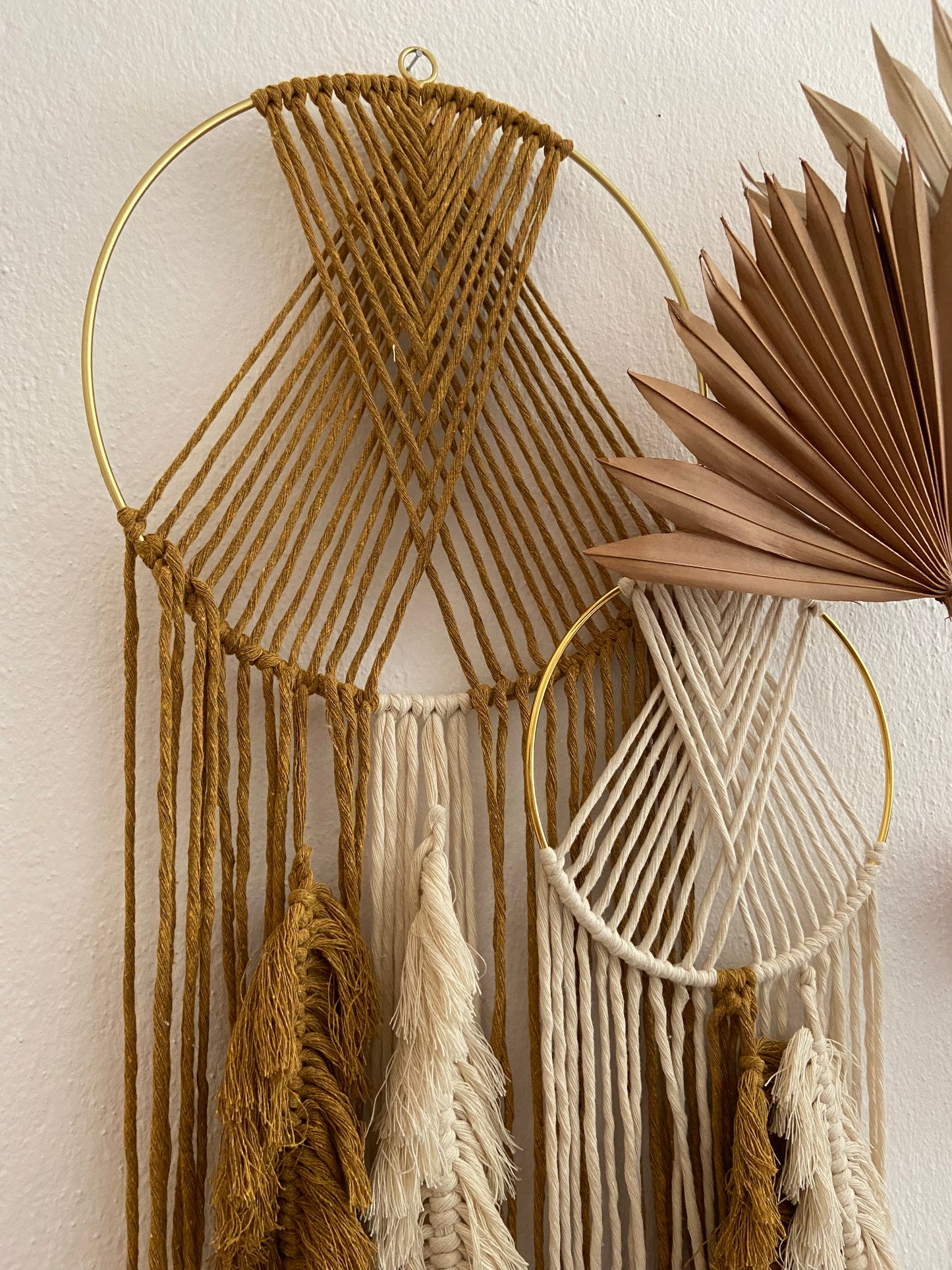 Σετ Ονειροπαγίδες με Μακραμέ Φτερά