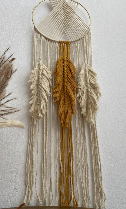 Macrame Feathers Dreamcatcher