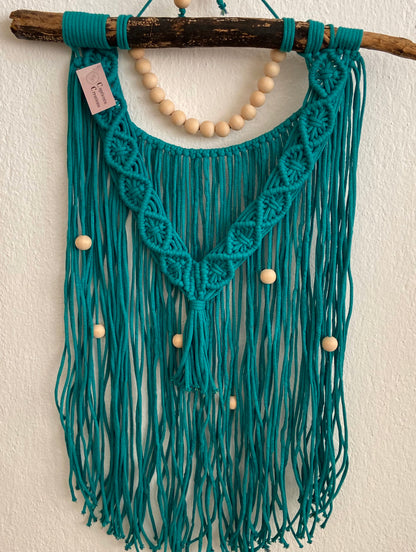 Turquoise Boho Macrame