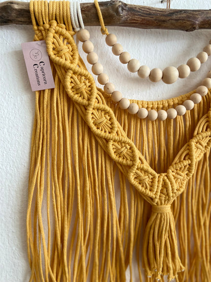 Golden Sunshine Macrame
