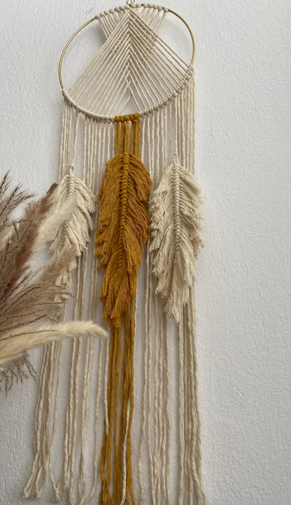 Macrame Feathers Dreamcatcher