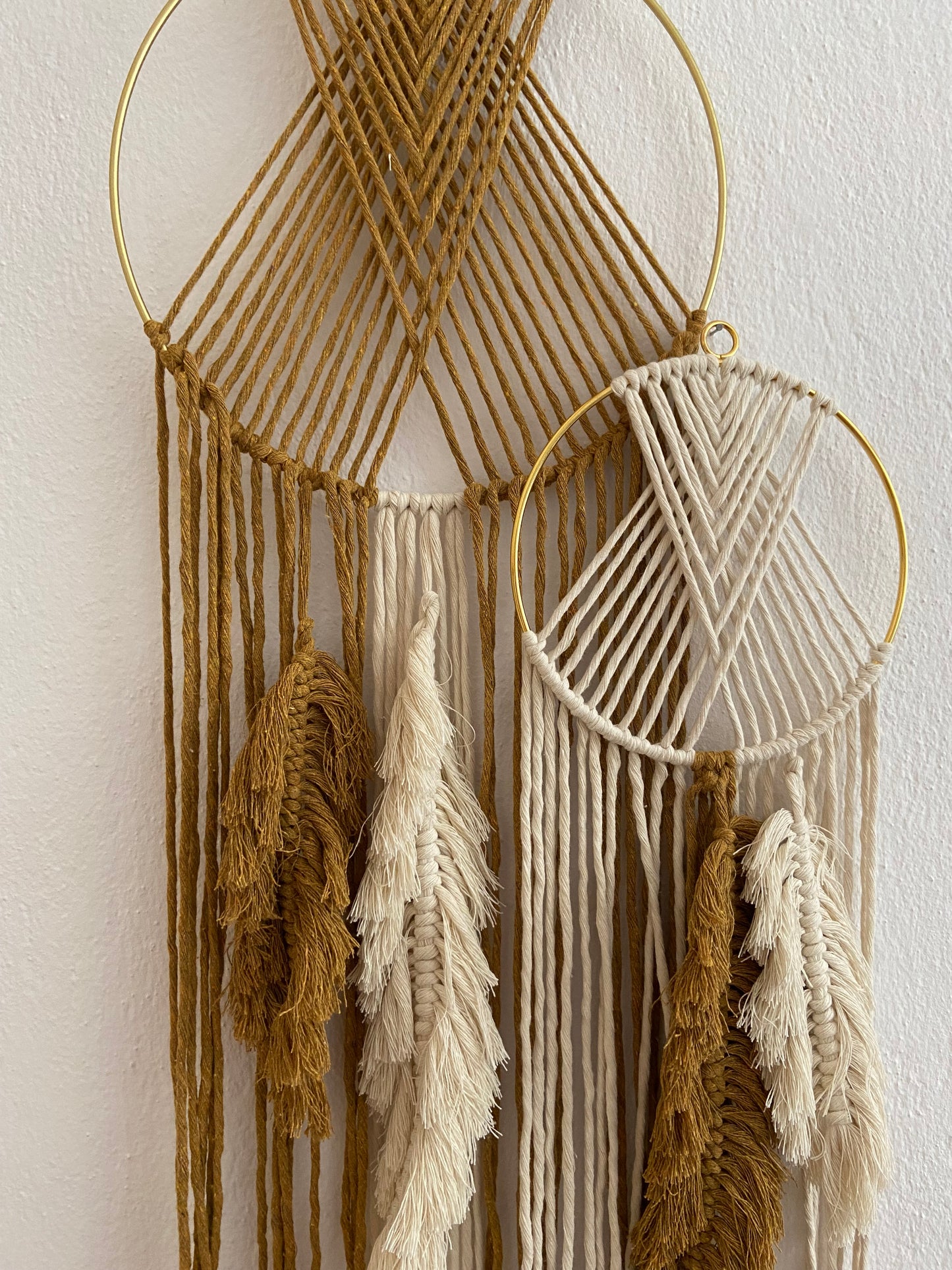 Σετ Ονειροπαγίδες με Μακραμέ Φτερά