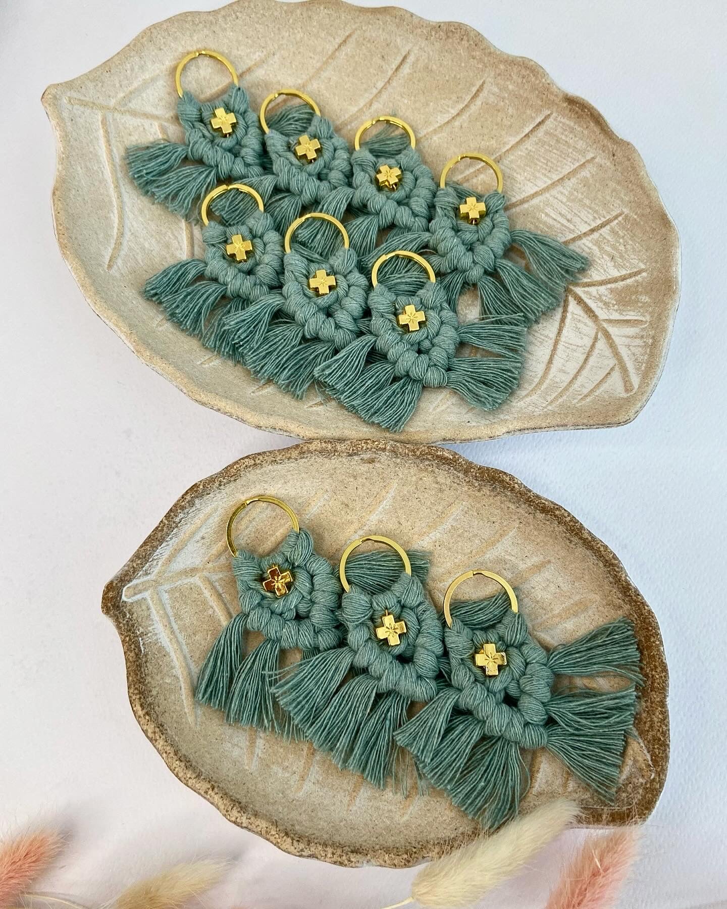 Μαρτυρικά Mini Μακραμέ Μπρελόκ