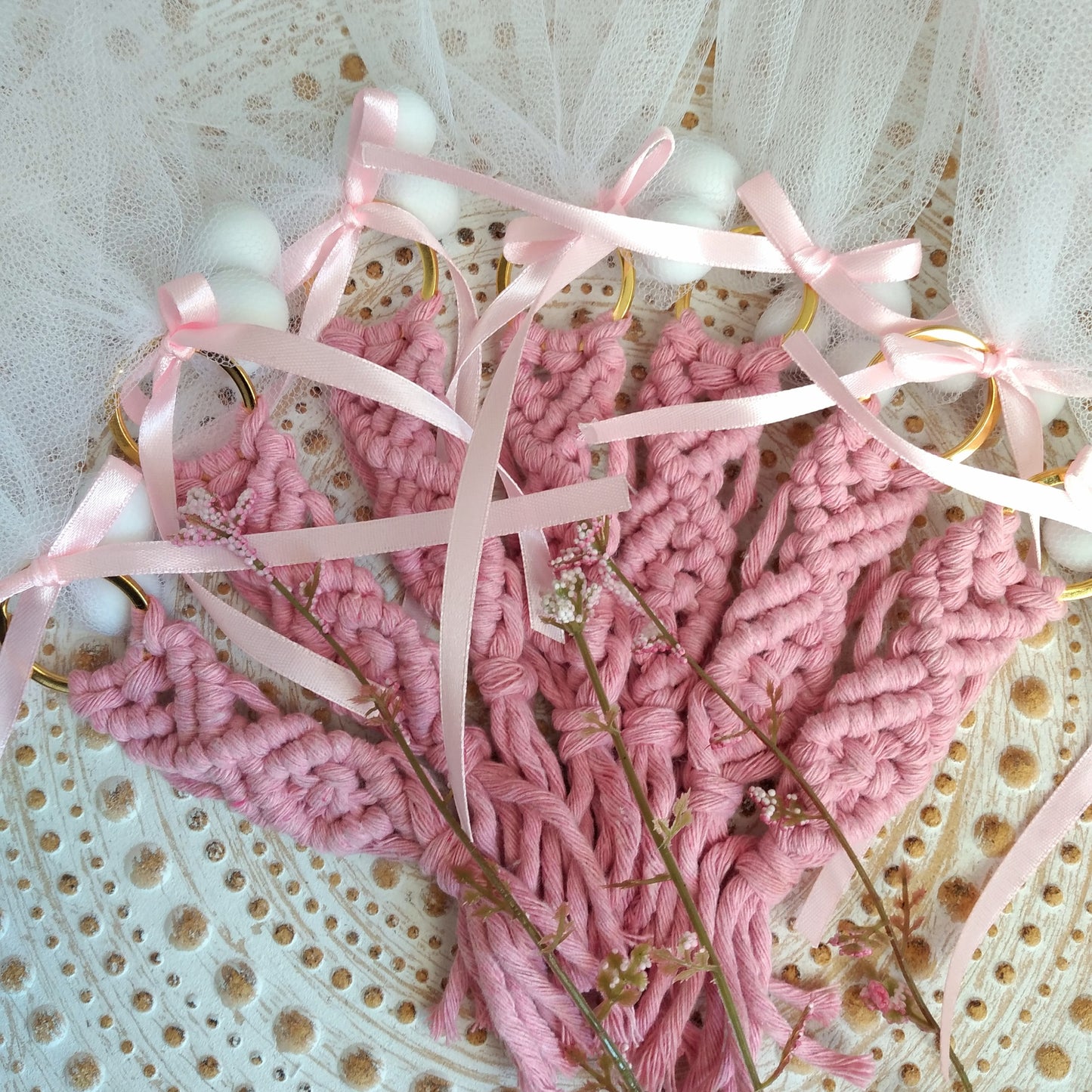 Μακραμέ Μπρελόκ Grande Μπομπονιέρα