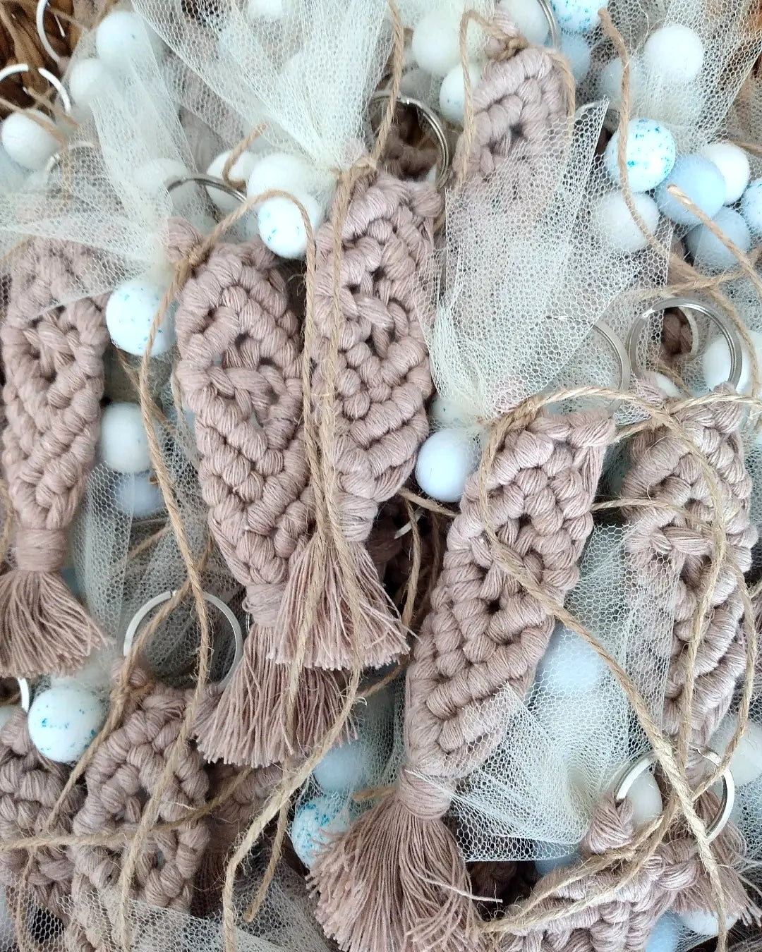 Μακραμέ Μπρελόκ Grande Μπομπονιέρα