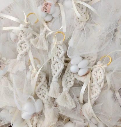 Μακραμέ Μπρελόκ Grande Μπομπονιέρα