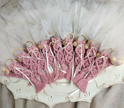 Μακραμέ Μπρελόκ Grande Μπομπονιέρα