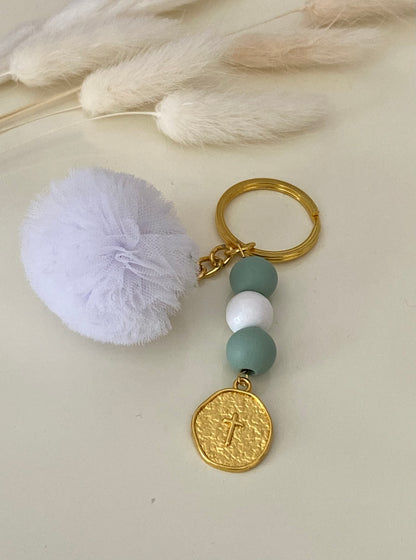 Μαρτυρικό Μπρελόκ με Πον-Πον και Χάντρες