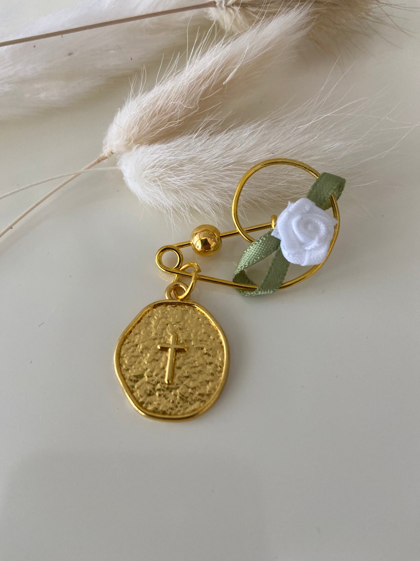 Μαρτυρικό Παραμάνα  Κλειδί του Σολ με Λουλουδάκι