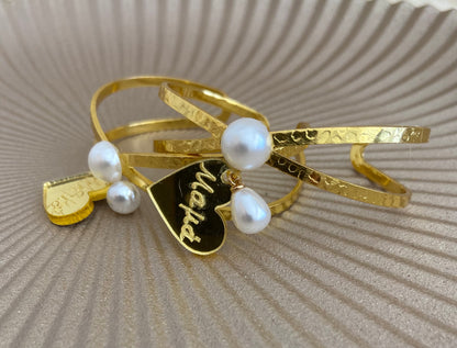 Elegant Μαρτυρικό Βραχιόλι με Πέρλα