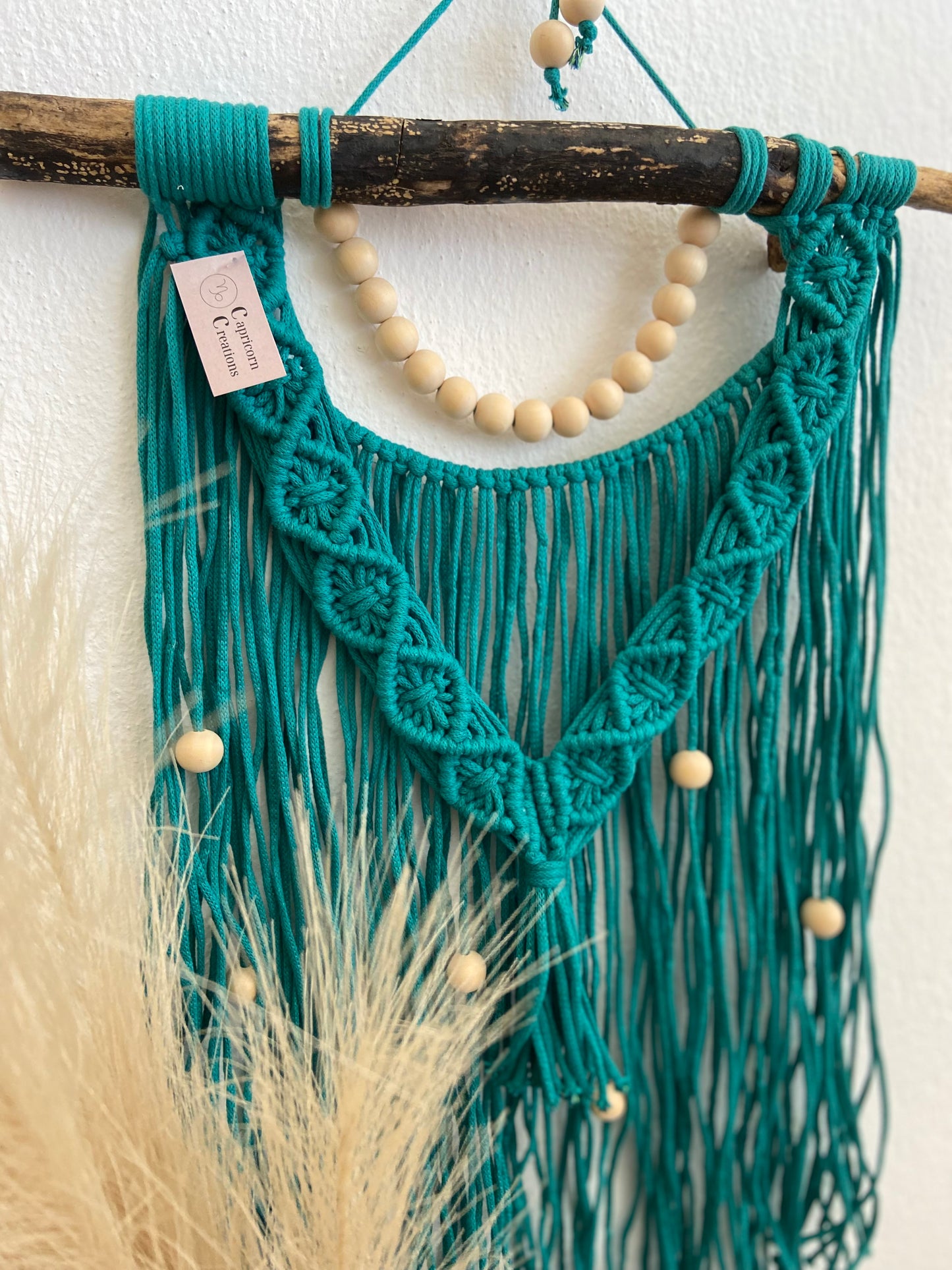 Turquoise Boho Macrame