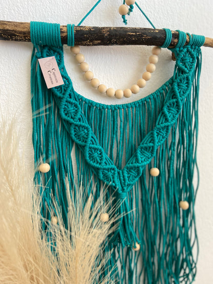 Turquoise Boho Macrame