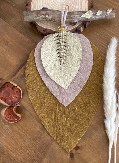 Macrame Φύλλα Ευχών