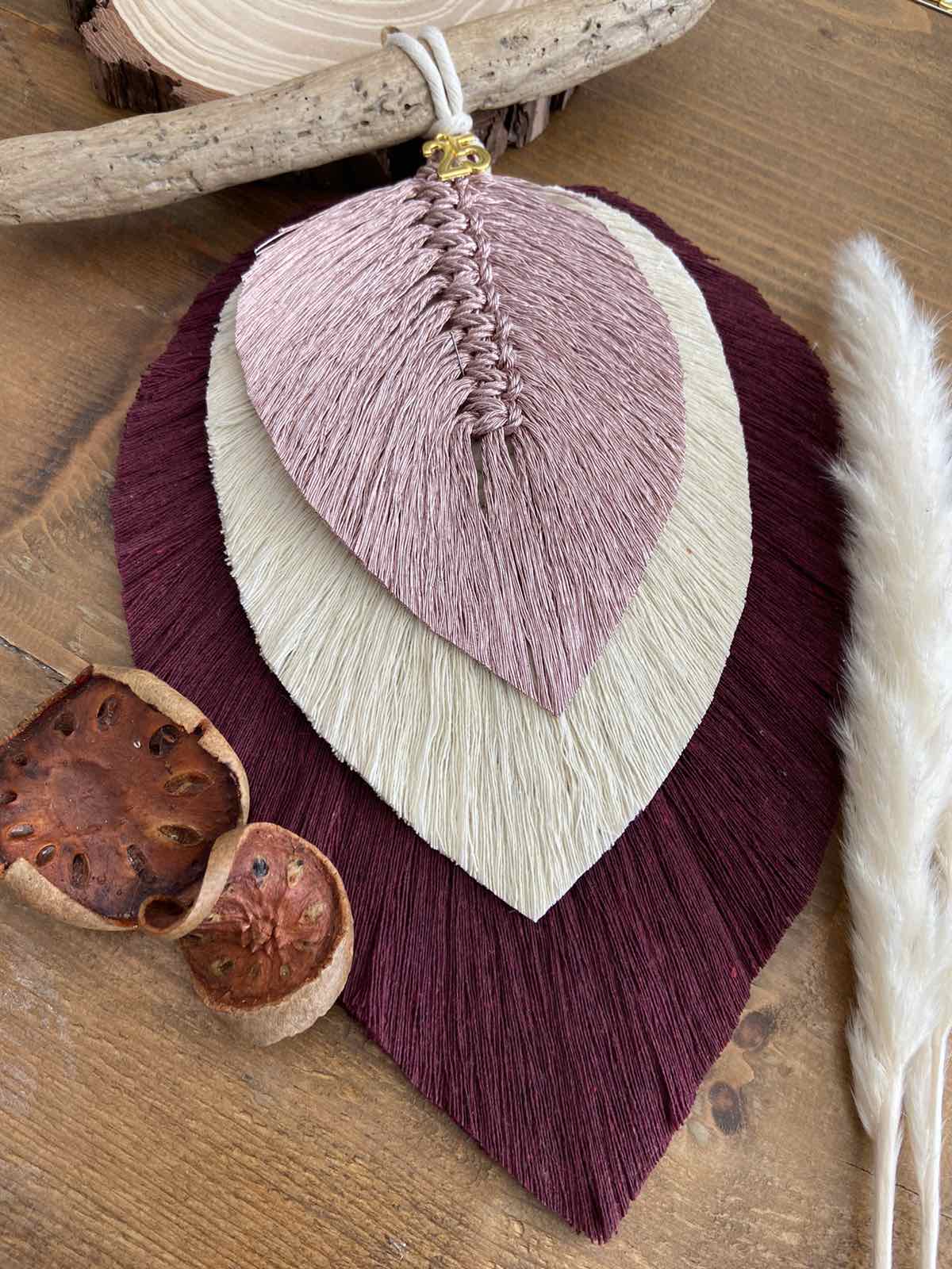 Macrame Φύλλα Ευχών