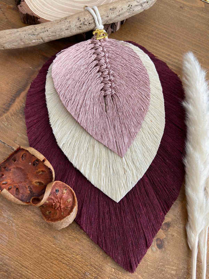 Macrame Φύλλα Ευχών