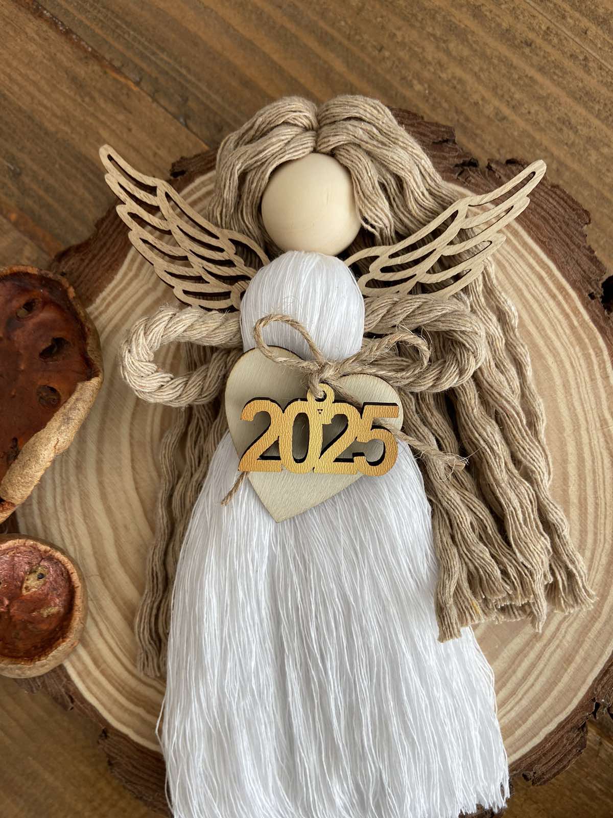 Μακραμέ Άγγελος Ευχών 2025