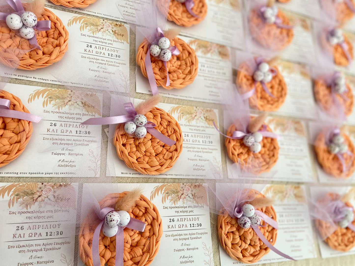 Μπομπονιέρα Σουβέρ με Προσκλητήριο