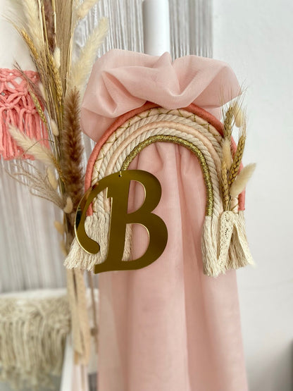 Boho Σετ Βάπτισης με Ουράνιο Τόξο