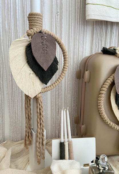 Σετ Βάπτισης Macrame Boho Roots